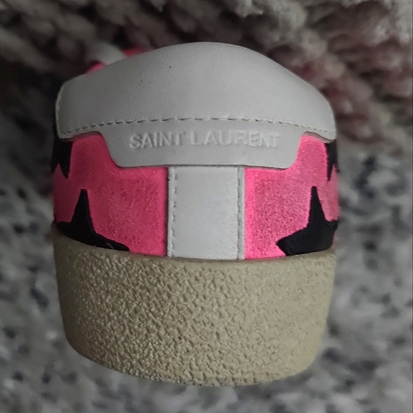 SAINT LAURENT Suede Printed Sneakers - Picture 8 of 11